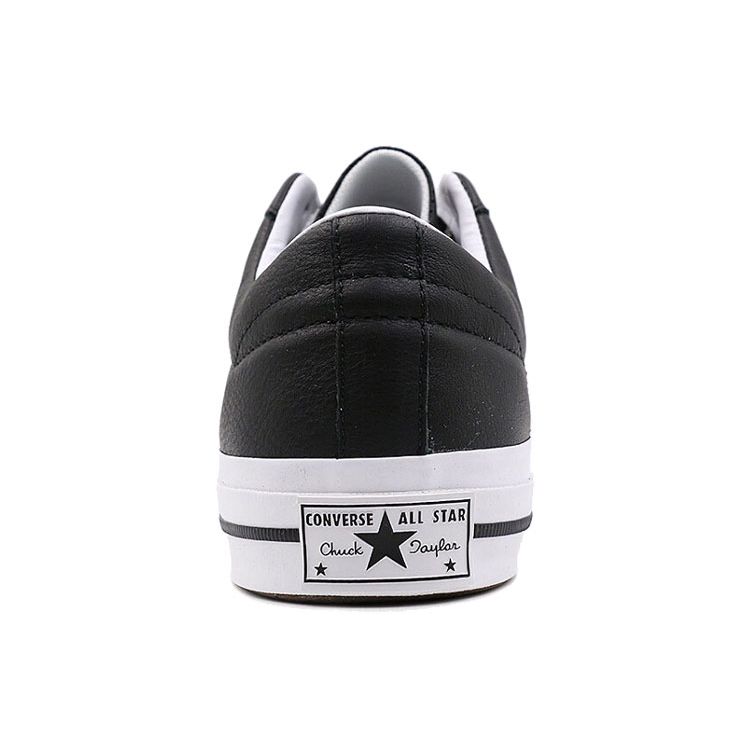 Converse One Star OX Comfortable Lightweight Leather Low Top Sneakers Unisex sneakers Black 158465C
