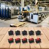 10PCS For Mini Rocker Switch 2 Pin ON OFF SPST Black Red for Cars Household Use