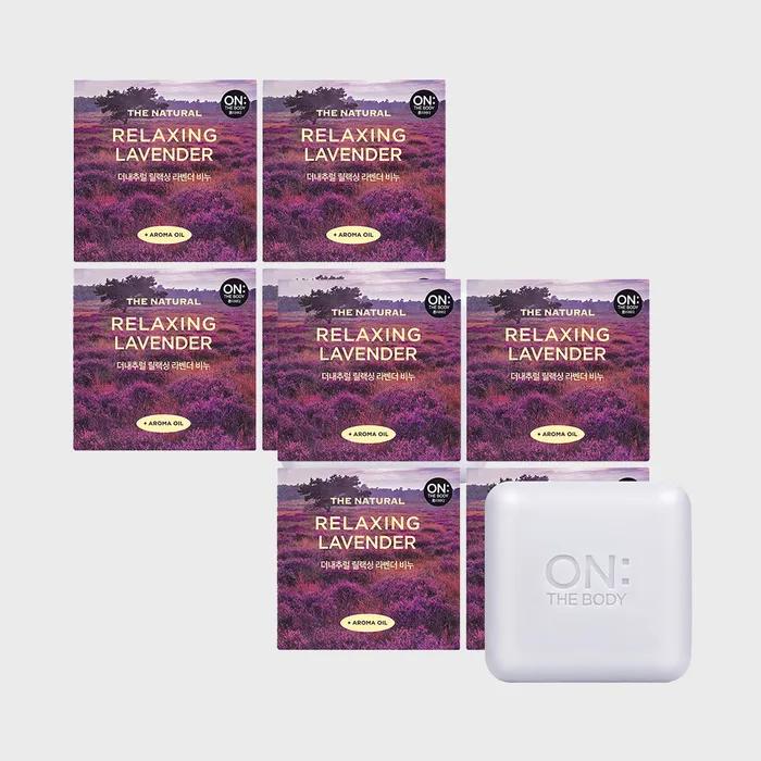ON THE BODY _On the Body The Natural Lavender Soap 90g 4 Packs X 2