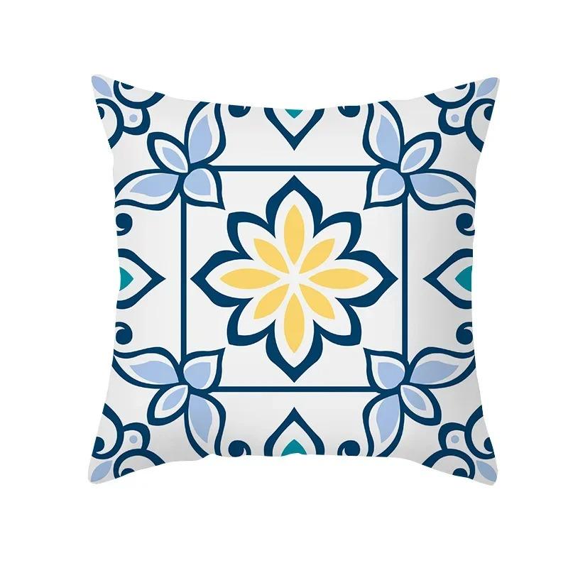 Home Decor Exquisite Patterned Decorative Throw Pillow Covers Pattern Cushion Cover Suitable For Sofa Bedroom Car Pillow Cover