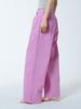 UNKNOWN PLANET Custom One-Pleat Wide Pigment Pants Pink