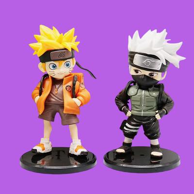 10cm Anime figurka Naruto Uzumaki Naruto Kakashi Uchiha Sasuke Itachi Roztomilé hračky Q Figurals PVC Model dětský vánoční dárek