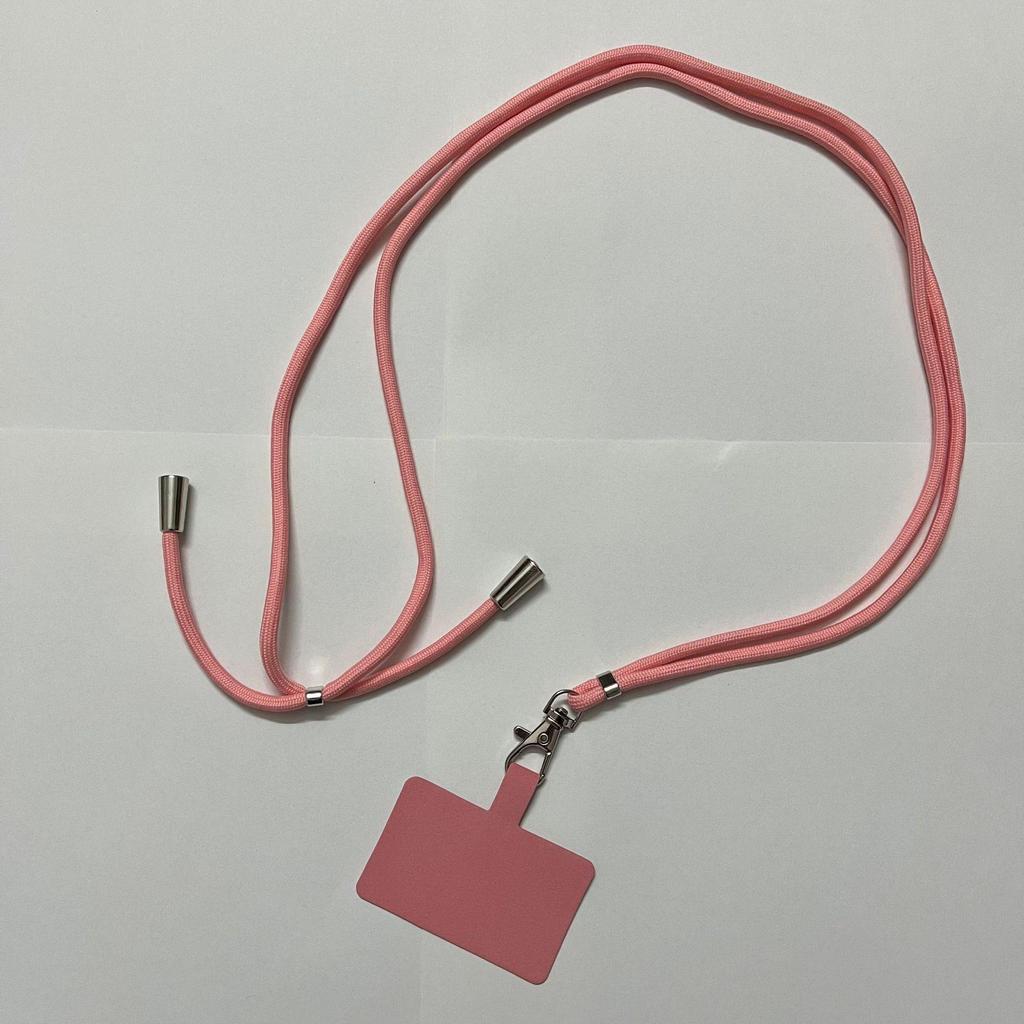 Adjustable Crossbody Mobile Phone Lanyard - Nylon Anti-Lost, Anti-Drop Neck Strap with DIY Gasket