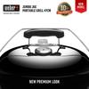 Weber Barbecue Stove 47cm Diameter Jumbo Joe Camping Fire Pit for 6-8 People with Thermometer 1211308 Black