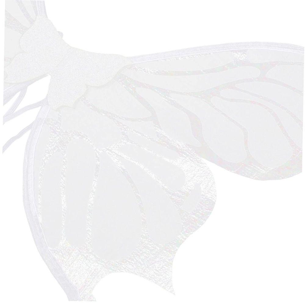 Halloween Kostüm Feenflügel Glitzernde Verkleidungsflügel Neuheit Feenkostüm für Frau für Erwachsene Mädchen