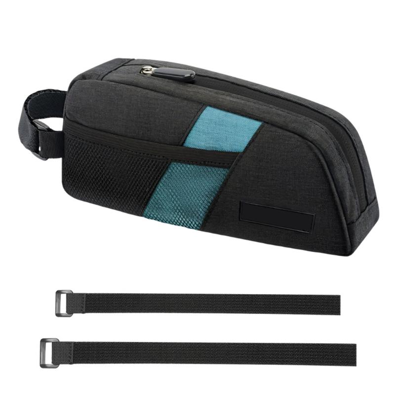 Large Capacity Bicycles Storage Bag Bike Frame Front Tube Bag Light Weight Cycling Bag Mountain Bike Front Saddles Bag
