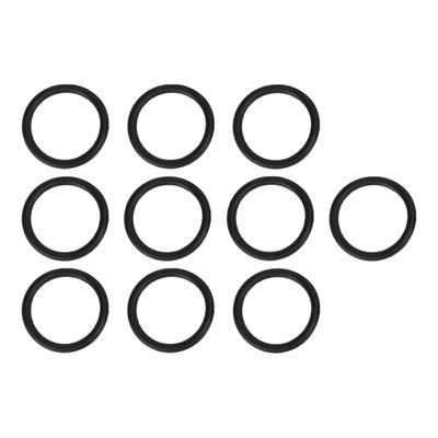 10pcs Car Bumper Fender Quick Release Fasteners Bands ORing Gaskets Rubber Unicersal