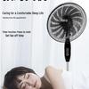 Ultra-Quiet Powerful Floor & Desk Electric Fan for Dorm & Living Room with Large Airflow