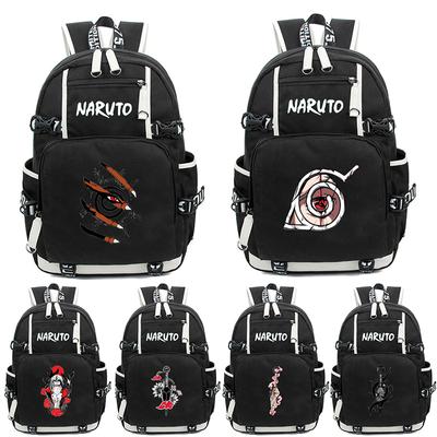 Anime Naruto keten sırt çantası erkek kız için okula dönüş sırt çantası büyük kapasiteli öğrenci sırt çantası erkek kadın eğlence seyahat çantası