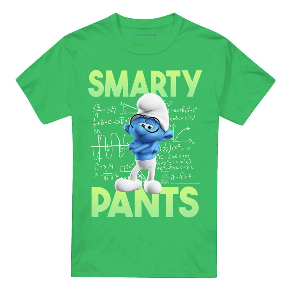The Smurfs Unisex Adult Brainy Smurf T-Shirt