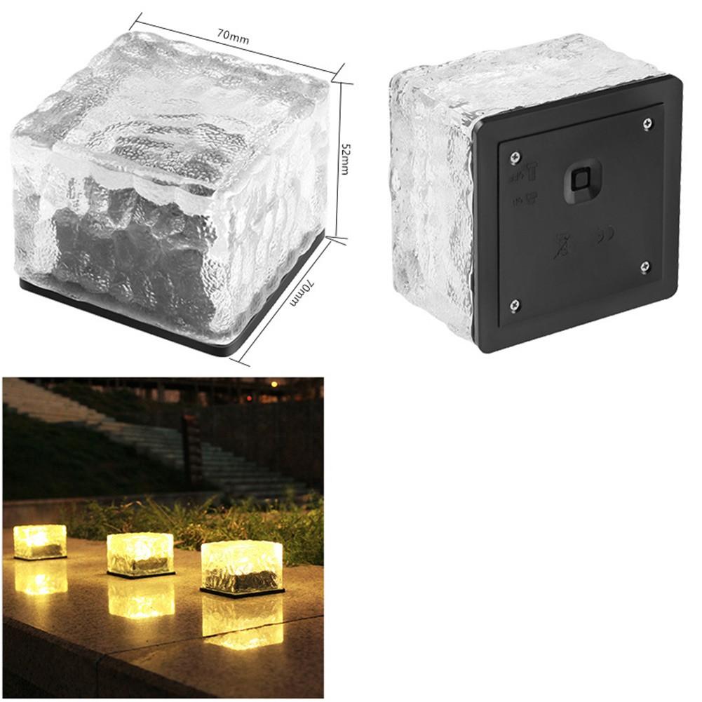 Corridors Lamp Solar Light Ice Brick Light Light Sensor