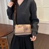 Vintage PU Leather Women Cylinder Crossbody Bag Butterfly Floral Embossed Shoulder Bag Wide Strap Retro Ladies Small Handbag for Daily Shopping