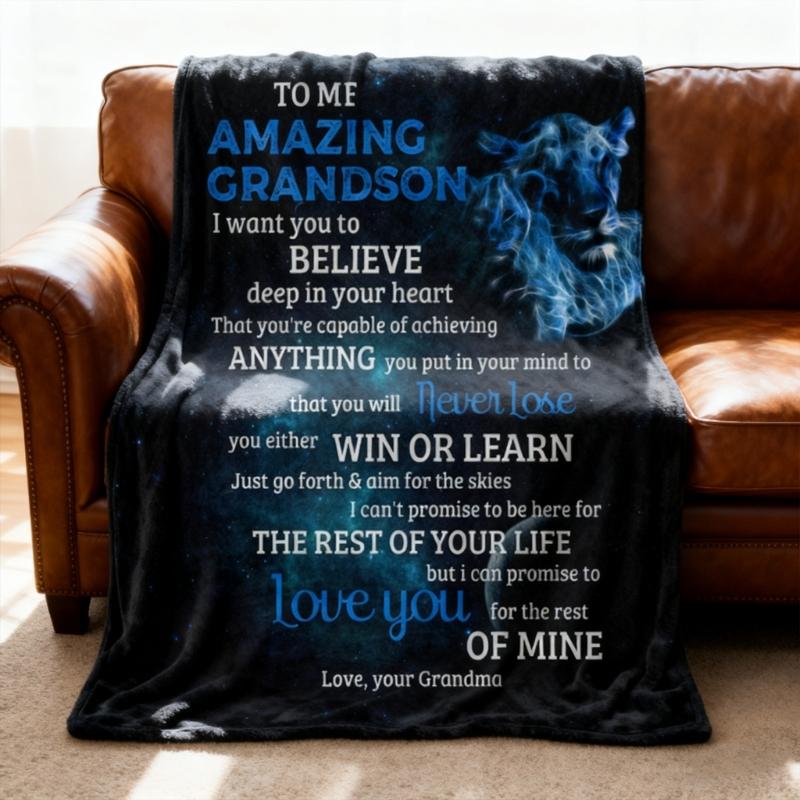 Portable Birthday Girls Blanket Lightweight Polyester Blanket Bed Decors For Travel Camping And Outdoor Activity