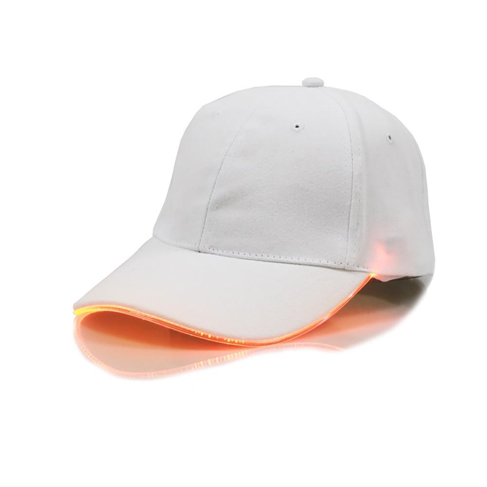 Cotton Flashing Glow Rave Party Cap Adjustable Hip-hop Luminous Hat  Stage Performance