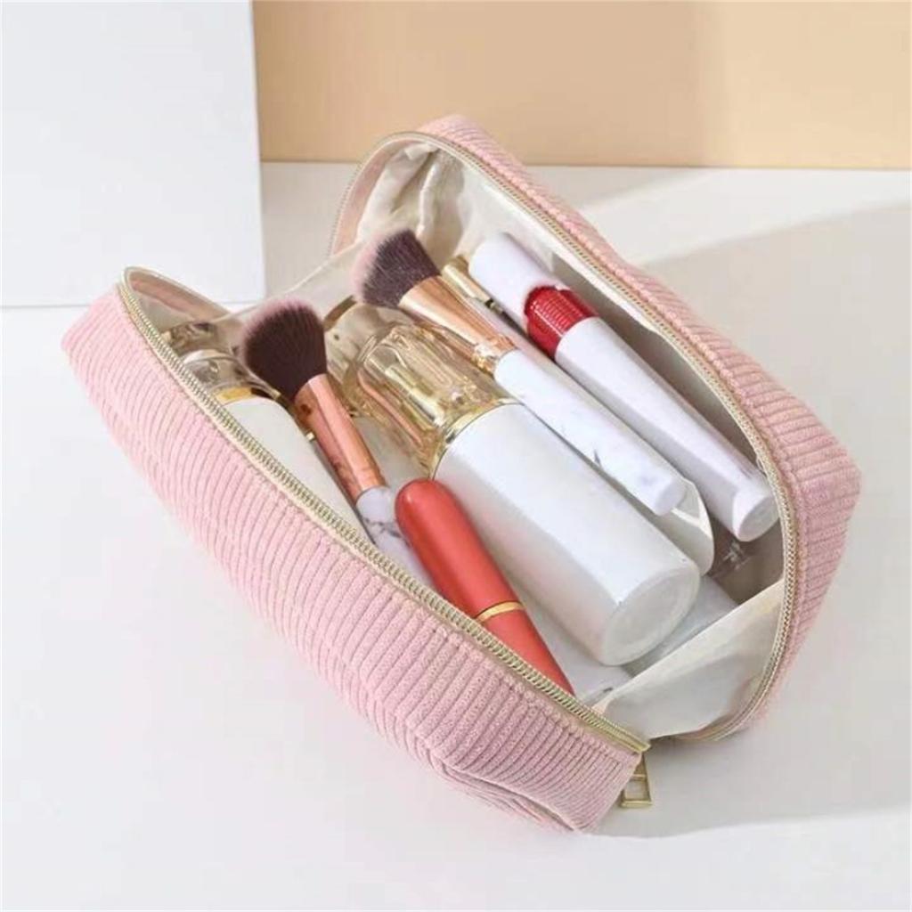Astuccio Grande Capacità in Velluto Astuccio per Penne Scomparto Grande Borsa per Matite Borsa da Viaggio per Trucco per Bambini Studente Scuola