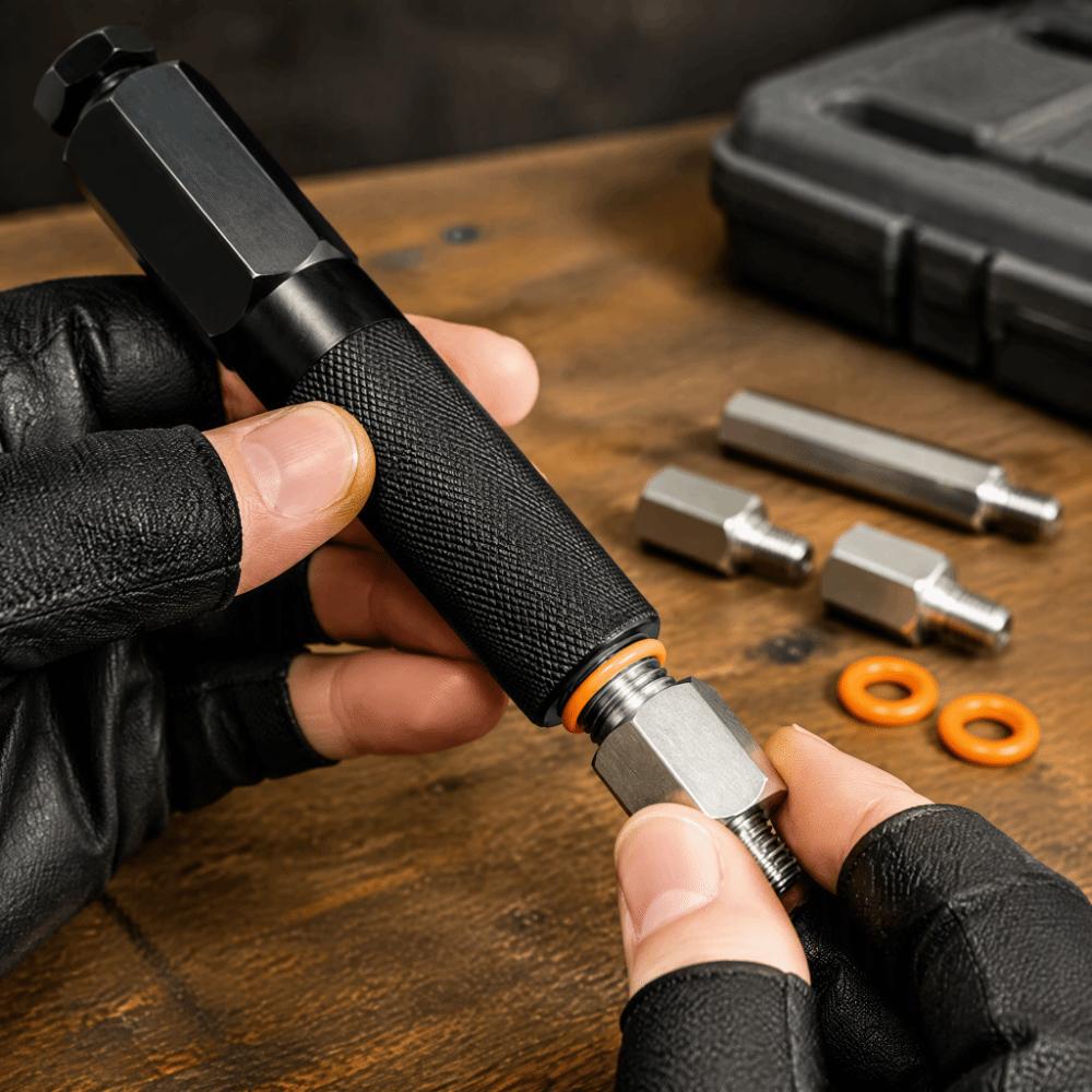 Heavy-Duty High-Pressure Unclogging Tool Fitting Cleaner Vehicle Maintenance