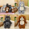 Adorable Soft Plush Blue Cat Stuffed Toy For Kids Comforting Companion Gift 35cm