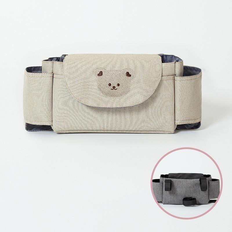 Infant Pushchair Hanging Bag With Velcro Mount For Baby Accessories