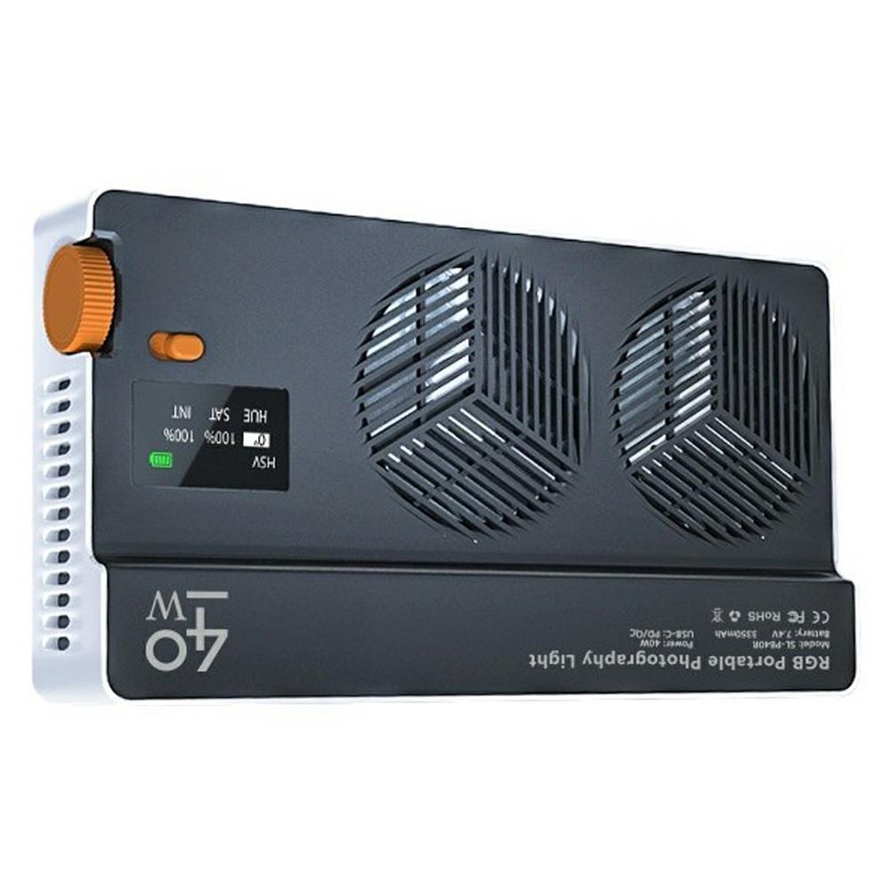 

PB40R Portable RGB LED Video Light Pocket Photography Fill Light for Video Conference Live Streaming Vlogging Type A