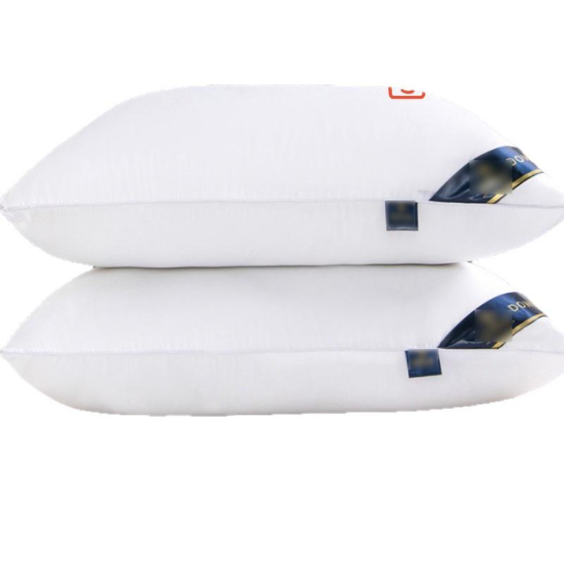 Neck Support Pillow with Non-Collapsing Core & Cover, 48x74cm, Ideal for Home, Hotel or Dorm Use