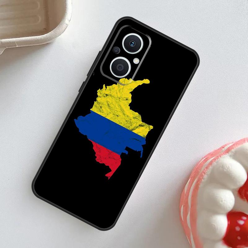 

Colombia Flag Case For OPPO Reno 11 10 Pro 11F 8T 4Z 5Z 5 6 8 7 Lite OPPO Find X5 X6 Pro X2 X3 Lite Cover OPPO Reno11 Pro