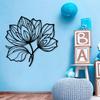 1pc Modern Petunia Metal Wall Art Outdoor Garden Statue Mural Living Room Decor New Year Gift for Flower Lovers