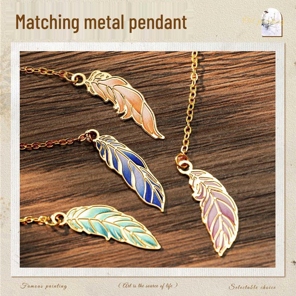 High-End Feather Bookmark Party Favors and Graduation Gifts for Classmates