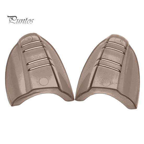 

1 пара разноцветных очков из ТПУ, боковая защита, крыло, защита от брызг, простота установки, прозрачный дизайн, крышка для очков, крыло светло-коричневого