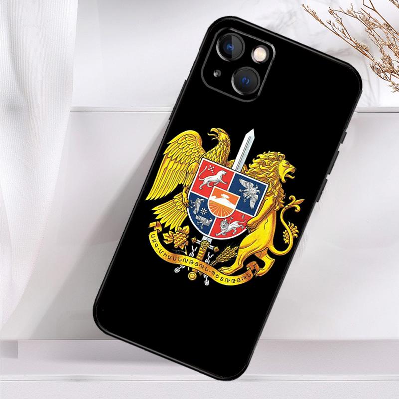 Armenian Flag Shockproof Case For iPhone 18 17 16 15 14 11 Pro Max Plus 12 13 Mini 16e 17 Air Phone Cover