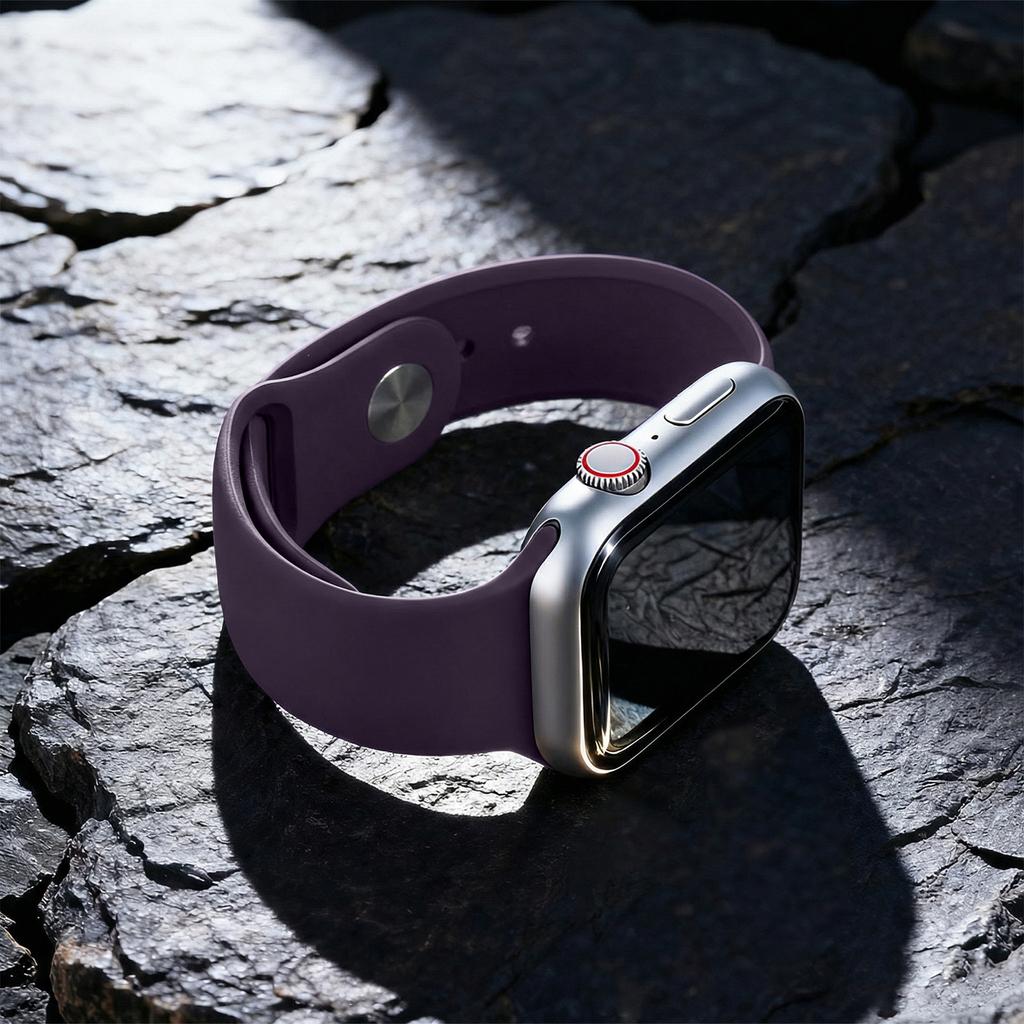 Strap For Apple Watch bands 44mm 45mm 40mm 41mm 42mm 46mm Sport Silicone correa smartwatch Bracelet iWatch Series 10 9 8 11 SE 3