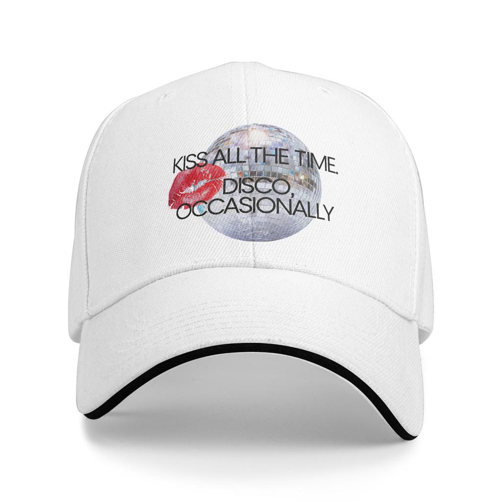 Classic HS Kiss All The Time Disco Occasionally Golf Cap Unisex Style Trucker Hat Formal Golf Adjustable Fit Sun Caps