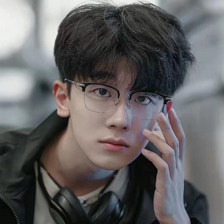 Men's Retro Anti-Blue Light Reading Glasses - Metal Frame for Middle-Aged and Older Users