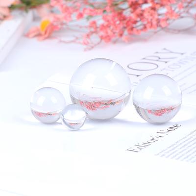 1Pc Clear  Ball Quartz Healing Sphere Photography Props Home Decor