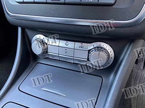 

IDT Мини-салфетка в комплекте Mercedes A GLA CLA Класс Накладка на панель переключателя кондиционера Накладка на внутреннюю панель Циферблат C117 W176 X156