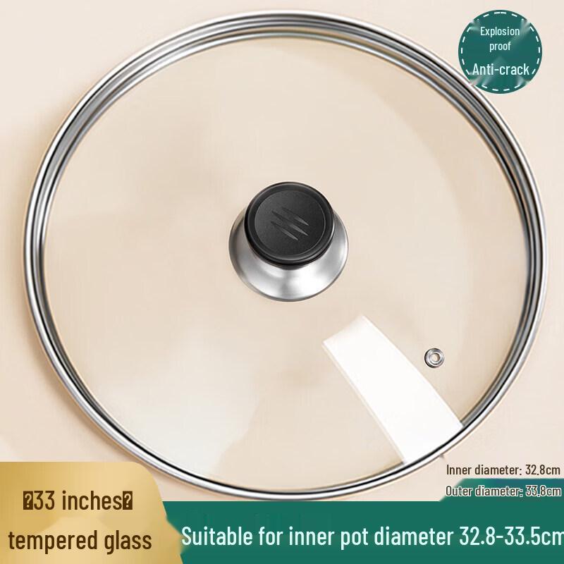 Sevenway See-Through Tempered Glass Pot Lid