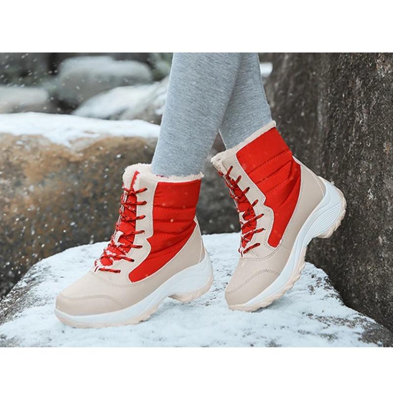 Snow Boots Women New Ladies Shoes Platform Shoes Woman Flat Keep Warm Boots Ladies Casual Plush Botas Mujer Winter Shoes Women