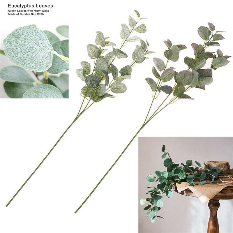 Vibrant 68cm Silk Eucalyptus Green Plant For Beautiful Indoor Decor Arrangements