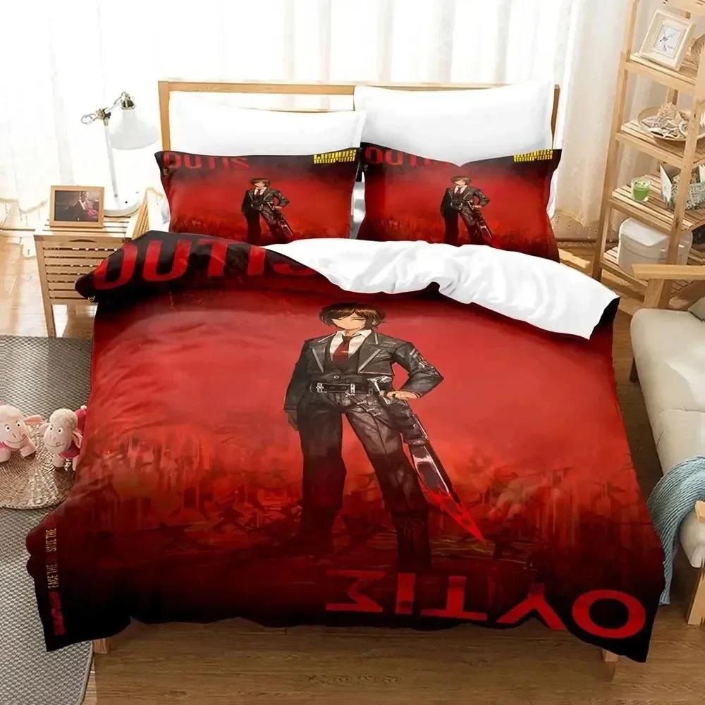 3D Print Anime Game Limbus Company Bedding Set Single Twin Double Queen King Cal King Size Bed Linen Set