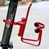 Aluminium Alloy Extension Adapter for Bike Water Bottle Clamp Cage Holder (Red)