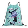 Girls Vampirina Print Backpacks Portable Drawstring Bags Storage Bag Book Bags for Man Woman School