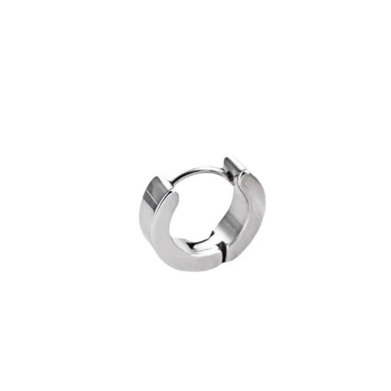 Jewelry Titanium Steel Punk Cool Men Women Ear Clip Stud Earrings Long Stick Pendant Fashion Hip Hop Drop Party Earring