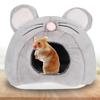 Mouse Shaped Lovely Small Pet Sleeping House Soft Nest Warm Bed Cage for Hamster