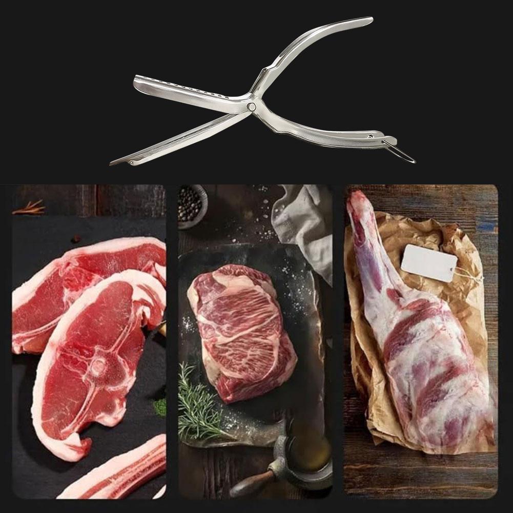 Stainless Steel Rib Membrane Remover Dishwasher Safe Catfish Skinner Plier Skinning Plier for Membrane Removal