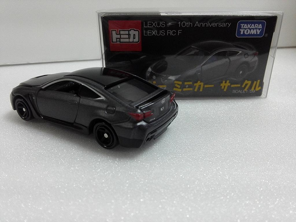 Commemorating the 2018 Tokyo Auto Salon, Tomica LEXUS F 10th Anniversary LEXUS RC F Crazy Miniature Car Circle with Case