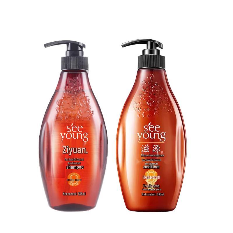

Tea Seed Oil Control Anti-Dandruff Shampoo & Conditioner Set