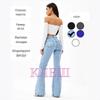 Women's Bootcut Bell Bottom Jeans High Waisted High Rise Flare Stretchy Jeans Trendy Denim Pants with Pockets Casual Jean Denim Pants for Women