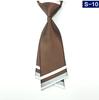 Abito 20Cm Cravatta Piccola Tinta Unita Doppio Strato Seta Imitata Corta Da Donna Cravatta Uniforme Scolastica Cravatta A Farfalla