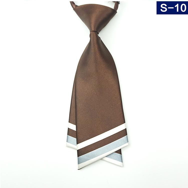 Abito 20Cm Cravatta Piccola Tinta Unita Doppio Strato Seta Imitata Corta Da Donna Cravatta Uniforme Scolastica Cravatta A Farfalla