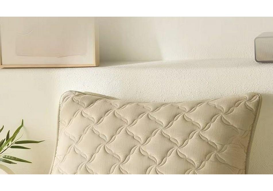 Quilted Anti-Dirt Pillowcase: Oil, Dirt & Saliva Resistant, Machine Washable, Ideal for Home/Dorm.