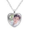 Star Surrounding Time  Heart Shaped Necklace Stray Children's Pendant